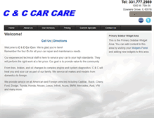 Tablet Screenshot of candccarcare.com